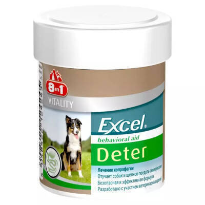 8in1 Excel Deter Tabletləri – İtlərdə Koprofagiyanın (Nəcis Yemə Vərdişinin) Qarşısının Alınması üçün, 100 ədəd - 1