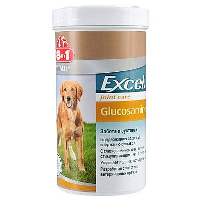 8in1 Excel Glucosamine – İtlərdə Oynaq və Bağların Dəstəklənməsi üçün, 110 ədəd - 8 in 1