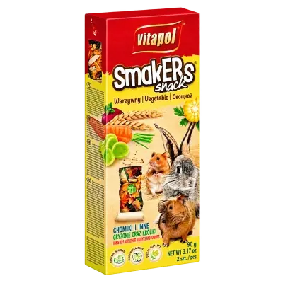Vitapol Smakers – Gəmircilər üçün Tərəvəzli çubuq 2 əd (90g)