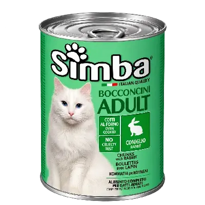 Simba Pişik Dovşan Ətli Konserv 415 qr