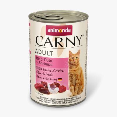 Animonda Carny Adult mal əti, hindquşu və krevetlər ilə, 400 qr - 2