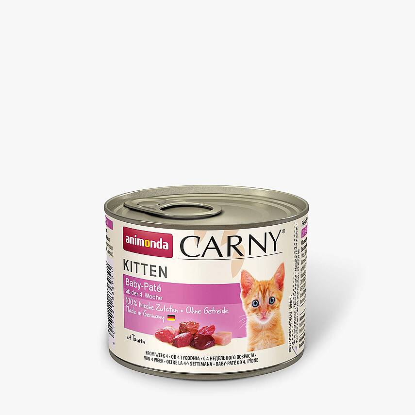 Animonda Carny Kitten Baby-Pate Pişik Balaları üçün Yaş Yem , 200 q - 1