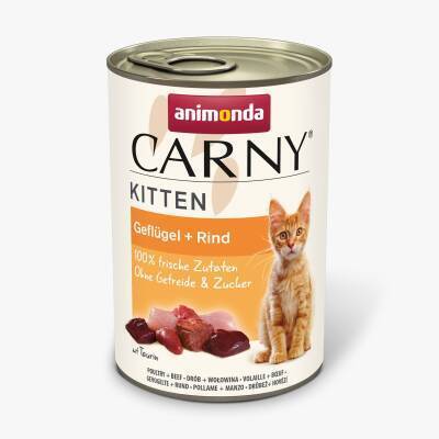 Animonda Carny Kitten Yaş Qida – Dana və Hinduşqa Əti i tərkibli 200 qr - 2