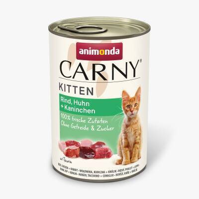 Animonda Carny Kitten mal, toyuq və dovşan əti ilə 400 q - 1