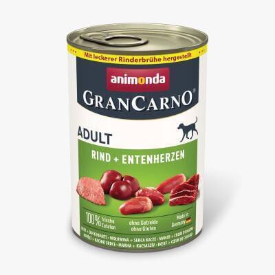 Animonda GranCarno Adult – Mal Əti və Ördək Ürəyiləri Konservi , 400 qr - 2