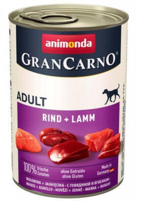 Animonda GranCarno Adult – Mal və Quzu Əti Konservi , 800 qr - ANİMONDA