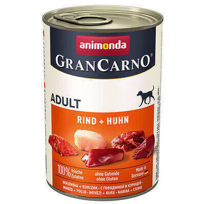 Animonda GranCarno Adult – Mal və Toyuq əti Konservi , 400 qr - ANİMONDA