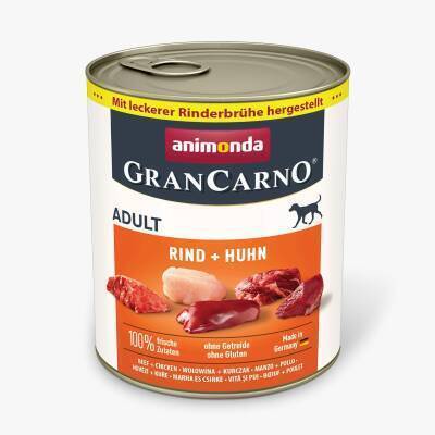 Animonda GranCarno Adult – Mal və Toyuq əti Konservi , 800 qr - ANİMONDA