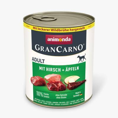 Animonda GranCarno Adult – Maral Əti və Alma Konservi, 800 qr - 2