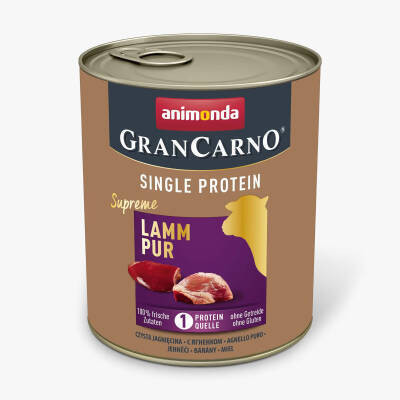 Animonda GranCarno Böyük İtlər üçün Proteinli Quzu Əti Konservi, 800 qr - 2