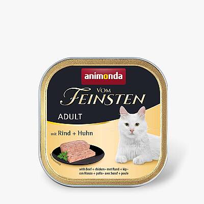 Animonda Vom Feinsten Adult – Mal və Toyuq Ətli Yaş Pişik Yemi, 100 qr - ANİMONDA