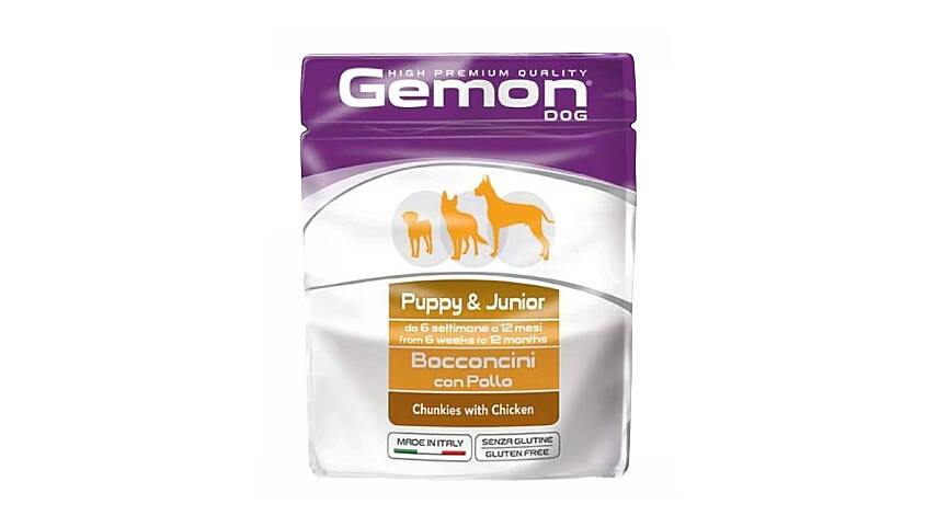 Gemon Bala və Gənc İtlər üçün Toyuq Ətli Yaş Yem, 100 qr - 1
