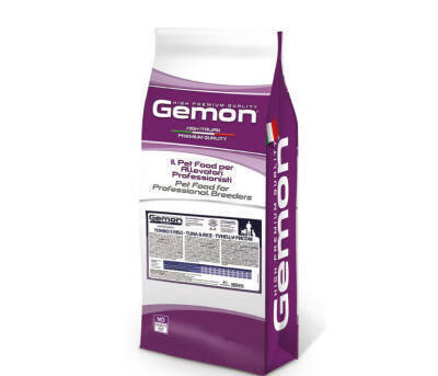 Gemon Dog Food High Premium Adult Tuna and Rice / Yetkin İtlər üçün Tuna Balığı və Düyülü yem 1 kq - GEMON
