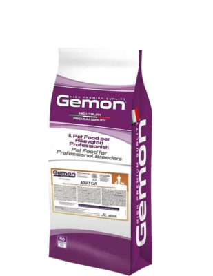 Gemon High Premium Adult Chicken&Turkey / Yetkin Pişiklər üçün Toyuq və Hinduşka Ətli Yem 20 kq - GEMON