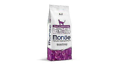 Monge Adult Cat Food with Chicken / Yetkin Pişiklər üçün Toyuq Ətli Yem, 1 kq - MONGE