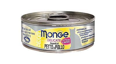 Monge Delicate Toyuq Ətli Pişik Yeməyi, 80 qr - MONGE