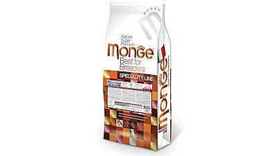 Monge Dog Food Natural Mini Adult Salmon / Yetkin Kiçik Cins İtlər üçün Qızılbalıq Ətli Yem 1 kq - MONGE