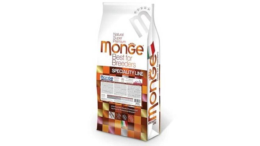 Monge Dog Food Natural Mini Adult Salmon / Yetkin Kiçik Cins İtlər üçün Qızılbalıq Ətli Yem 15 kq - 1