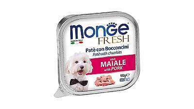 Monge Fresh Donuz Ətli və Tikəli İt üçün Paştet, 100 qr - MONGE