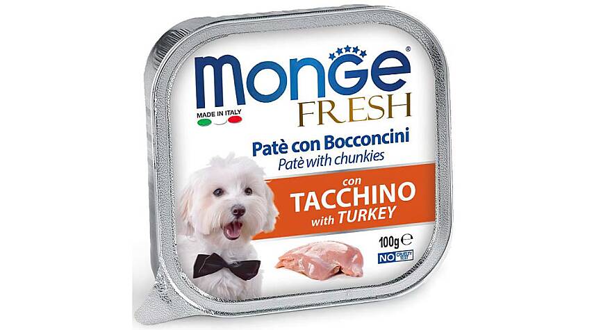 Monge Fresh Hinduşka ətli İt üçün Paştet, 100 qr - 1