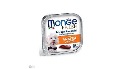 Monge Fresh Ördək Ətli İt üçün Paştet, 100 qr - MONGE