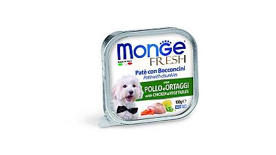 Monge Fresh Toyuq Ətli və Tərəvəzli İt üçün Paştet, 100 qr - MONGE