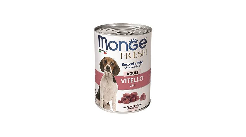 Monge Fresh Yetkin İtlər üçün Dana Ətli Konserv 400 qr - 1