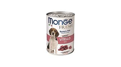 Monge Fresh Yetkin İtlər üçün Dana Ətli Konserv 400 qr - MONGE