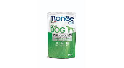 Monge Grill Yetkin İtlər üçün Quzu Ətli və Tərəvəzli Yaş Yem, 100 qr - MONGE