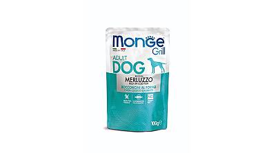 Monge Grill Yetkin İtlər üçün Treska Balığlı Yaş Yem, 100 qr - MONGE