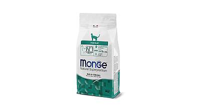 Monge Hairball Pişiklər üçün tüklərin həzm olunmasına kömək edən yem 400 qr - MONGE