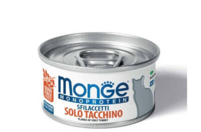Monge Hinduşka Ətli Pişik Mousse, 80 qr - MONGE