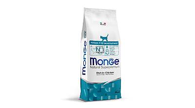 Monge Kitten Cat Food with Chicken / Bala Pişiklər üçün Toyuq Ətli Yem, 1 kq - MONGE