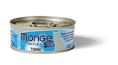 Monge Natural Tuna Balığlı Pişik Yeməyi, 80 qr - MONGE