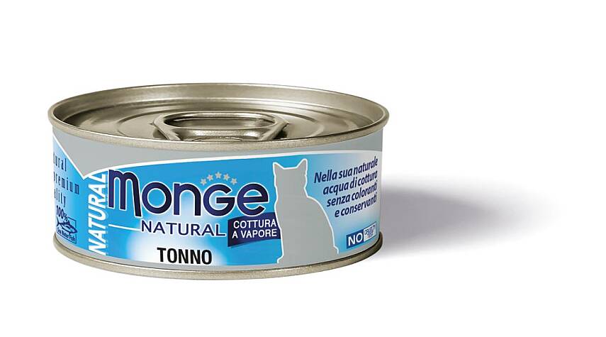 Monge Natural Tuna Balığlı Pişik Yeməyi, 80 qr - 1