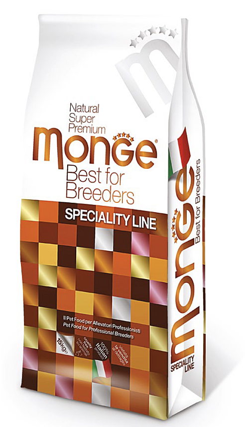 Monge Speciality Hypoallergenic Somon və Tuna Ətli Yetkin İtlər üçün Quru Yem , 15 kq - 1