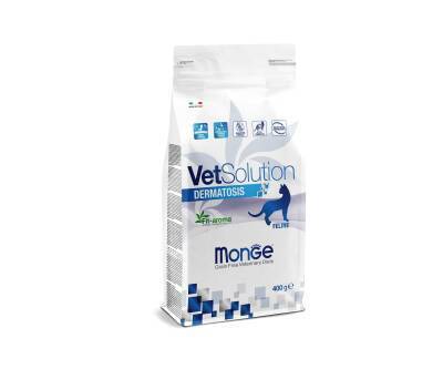 Monge VetSolution Dermatosis Grain Free Pişik Yemi / Dəri və Tük Sağlamlığının Dəstəklənməsi üçün Taxılsız Yem, 400 qr - MONGE