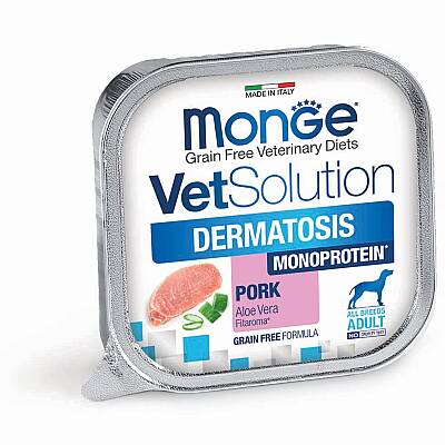 Monge VetSolution Dermatosis İt Paşteti / Dəri və Tük Sağlamlığının Dəstəklənməsi üçün, 150 qr - MONGE