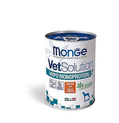 Monge VetSolution Hypo Ördək Ətli Hipoallergen İt üçün Konserv, 400 qr - 1