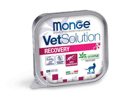 Monge VetSolution Recovery Paşteti / Bərpa Dövrü üçün Pişik Yemi, 100 qr - MONGE