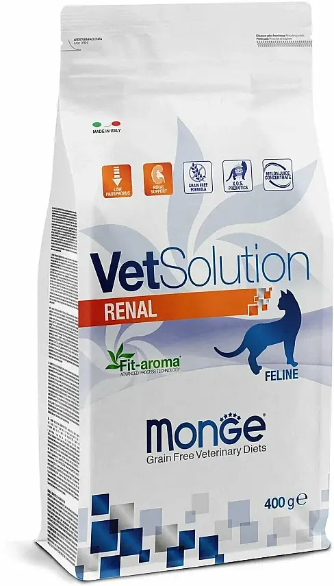 Monge VetSolution Renal Grain Free Pişik Yemi / Böyrək Dəstəyi üçün Taxılsız Yem 400 qr - 1