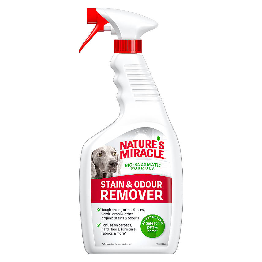 Natures Miracle İtlər üçün Təbiətin Möcüzəsi Ləkə və Qoxu Təmizləyicisi, 946 ml - 1