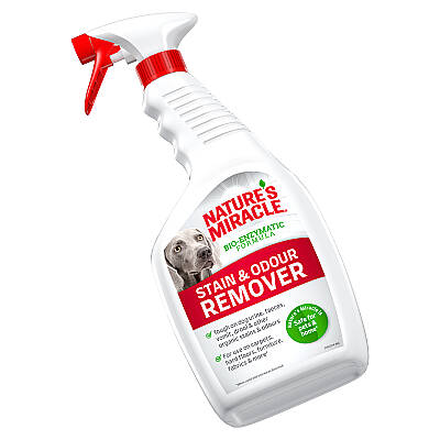 Natures Miracle İtlər üçün Təbiətin Möcüzəsi Ləkə və Qoxu Təmizləyicisi, 946 ml - 2