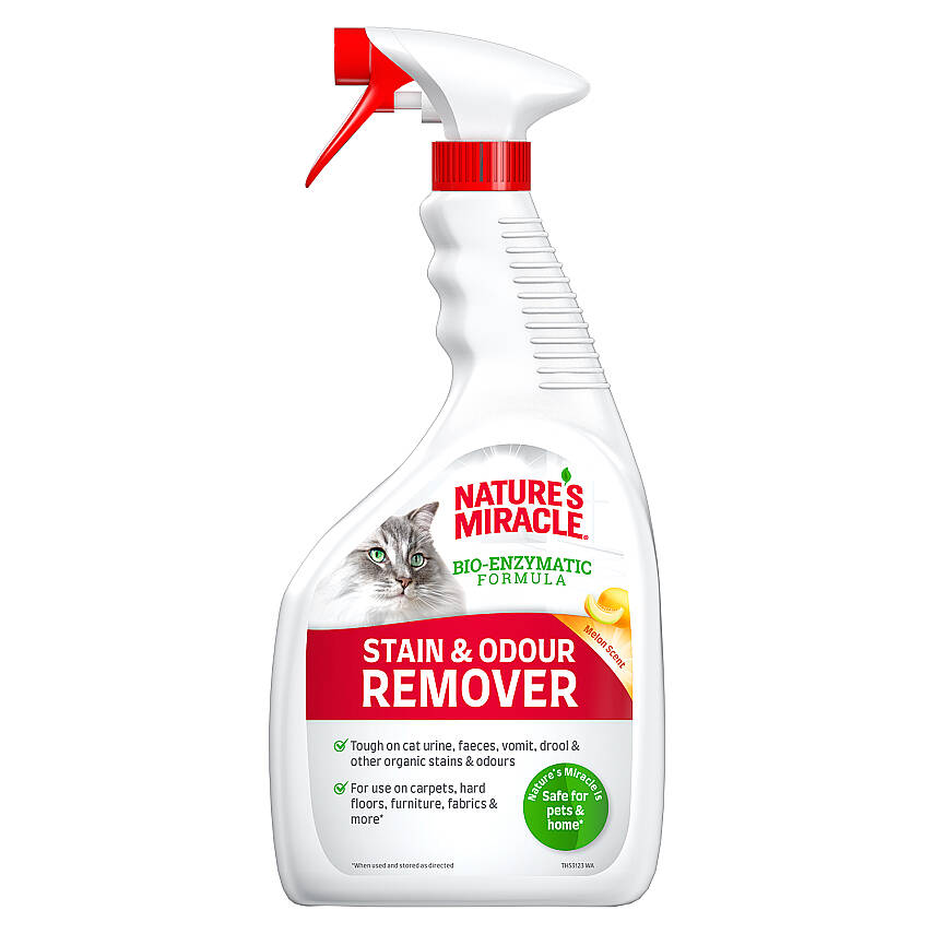 Natures Miracle Pişiklər üçün Təbiətin Möcüzəsi Ləkə və Qoxu Təmizləyicisi, 709ml - 1