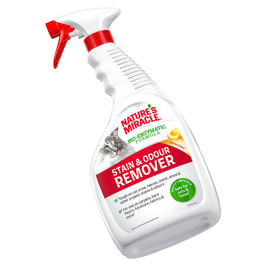 Natures Miracle Pişiklər üçün Təbiətin Möcüzəsi Ləkə və Qoxu Təmizləyicisi, 709ml - 2
