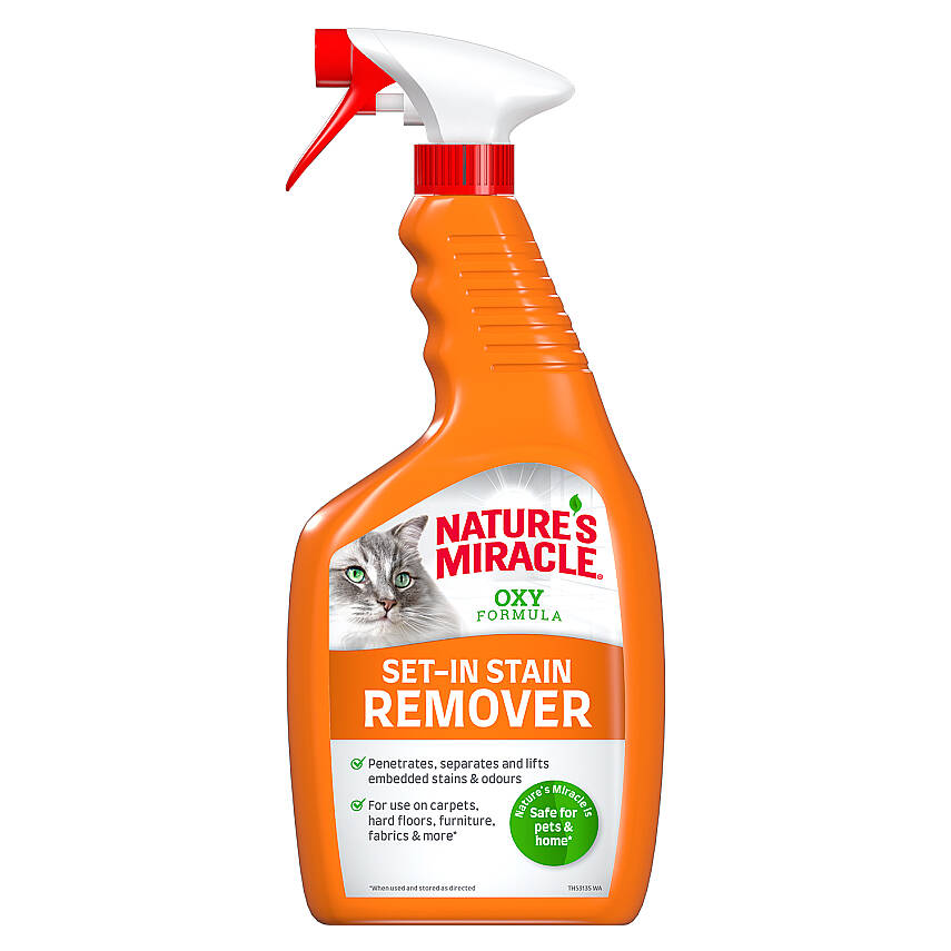 Natures Miracle Set-Oksi Ləkə və Qoxu Pişik Gigiyena Məhsulu,709 ml - 1