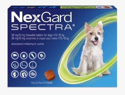 Nexgard Spectra M 7.5 - 15 KQ 38/8 MG (1 ƏDƏD) - 2