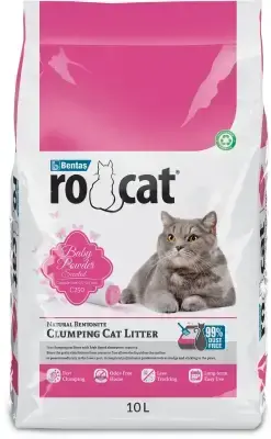 Rocat Baby powder Compact cat litter 10 LT - 1
