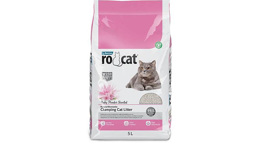 Rocat Baby powder Compact cat litter 5 LT - 1