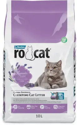 Rocat Campact Cat Litter, Lavander 10 LT - 1